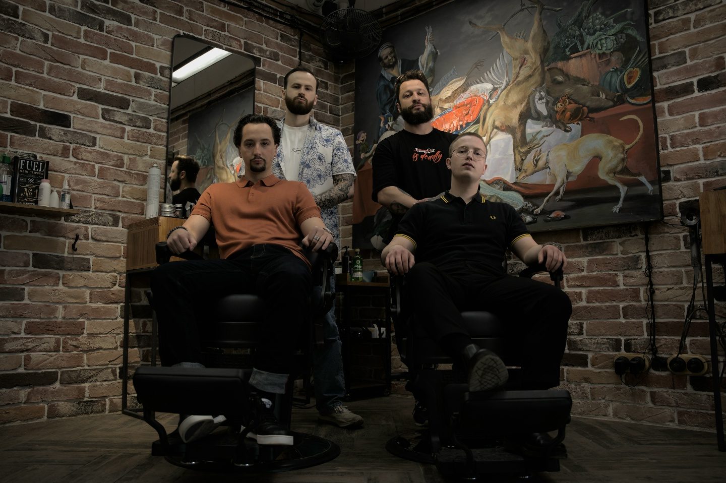 Интерьер барбершопа Барбершоп HeadRock